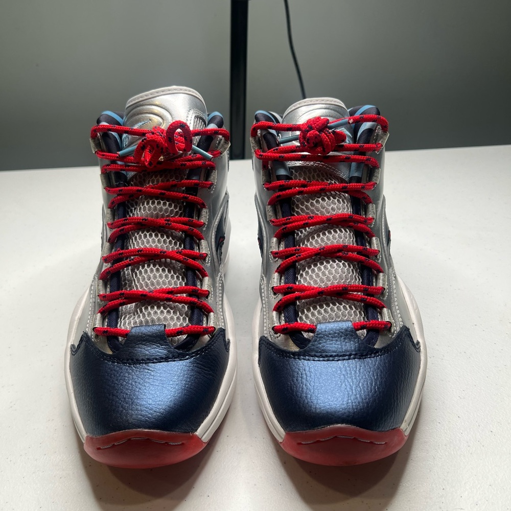 Reebok Question Mid (Iverson x Harden Silver) Worn 2x Great Condition